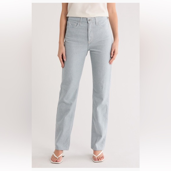 AG High Waist Straight Leg Jeans high rise women’s size 27 NWT